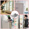Adjustable Cold Storage Door Handle Set for Walk In Freezers & Refrigerators Secure Latch System for Commercial Use