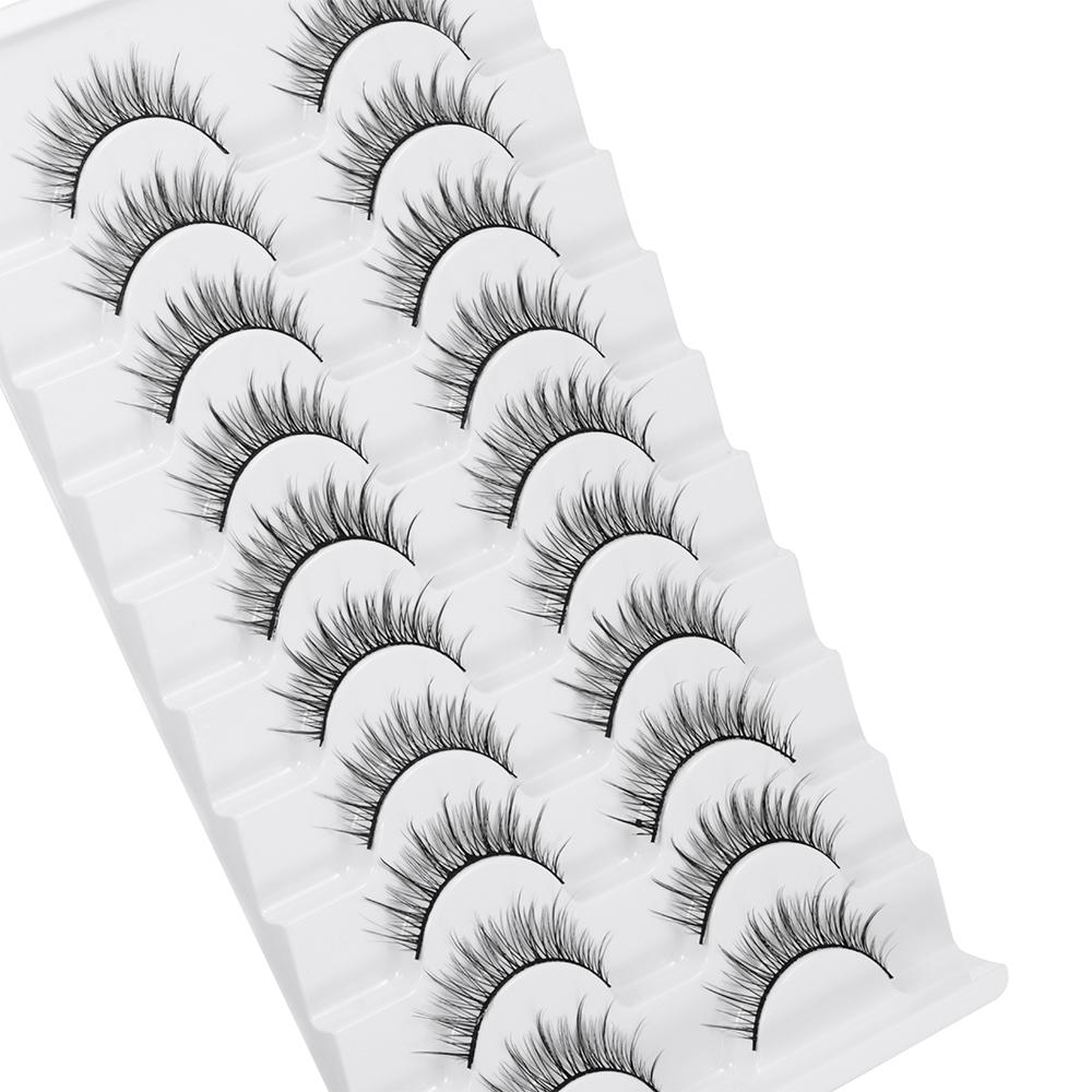 Handmade False Eyelashes Natrual Long Fake Eyelash Eye Makeup Tools  Eye Lash Extension