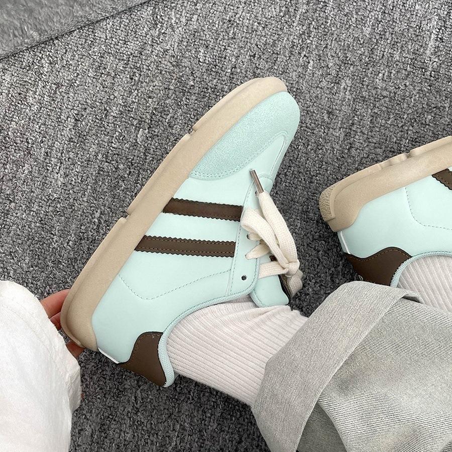 Mango head female new student sports versatile big head shoes with skirt little white shoes