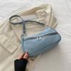 Korean Version Denim Underarm Bag 2025 Summer New Personality Trendy Flu Locomotive Style Shoulder Bag Foreign Style Small Square Bag