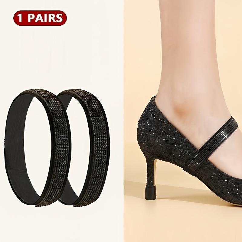 

1 pair Shoe Ankle Straps High Heels Anti-Loose Shoelace Accessories Stretchy Flexible Lady Women Elastic Belt Band for Heels