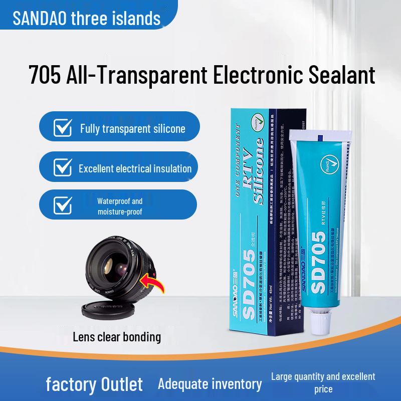 

Mishima SD705 Organic Transparent High-Temp RTV Silicone Sealant