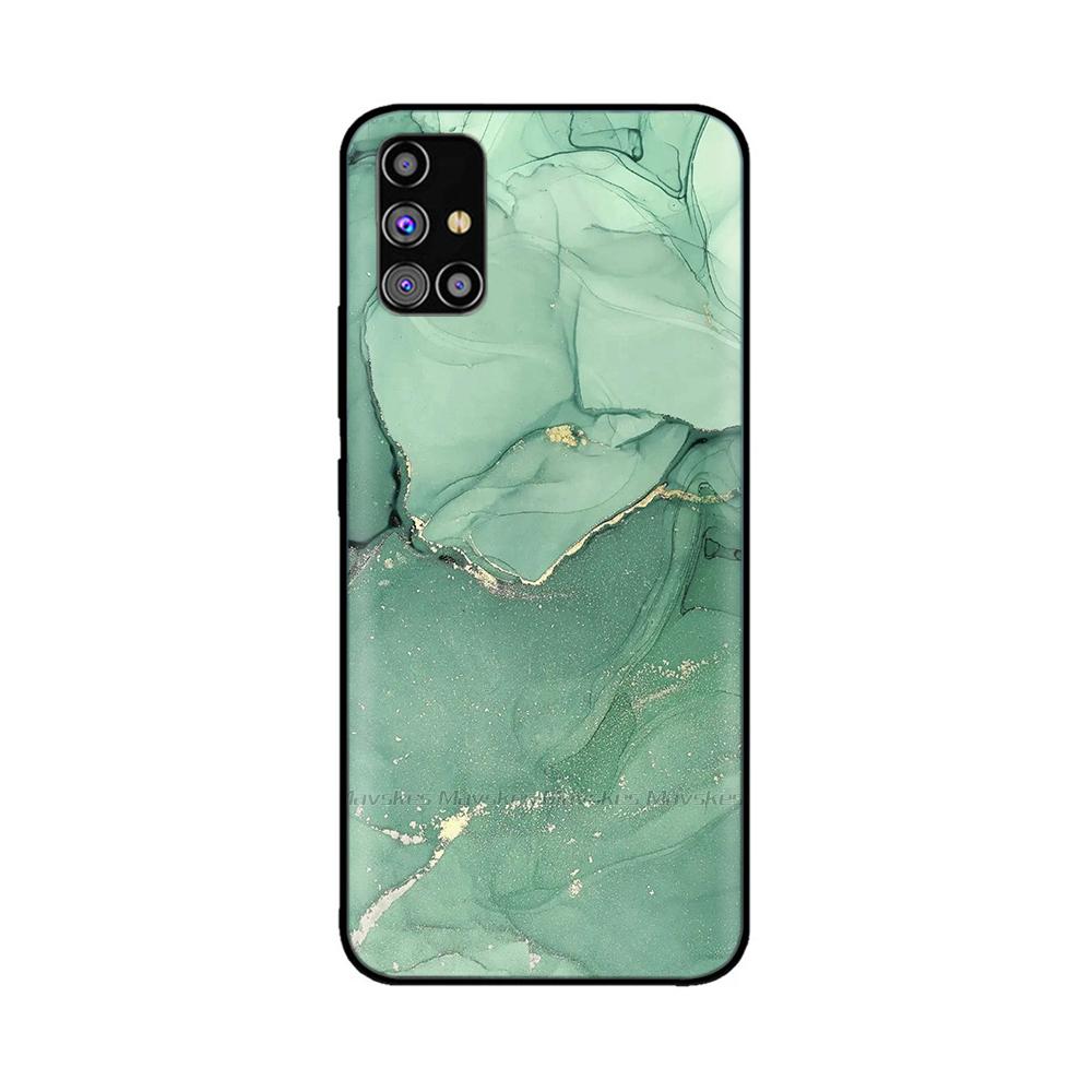 For Samsung Galaxy A51 Phone Case Heart-Butterfly Funda For Samsung A51 Case A 51 4G 5G Cover Protection Liquid Silicone Bumper