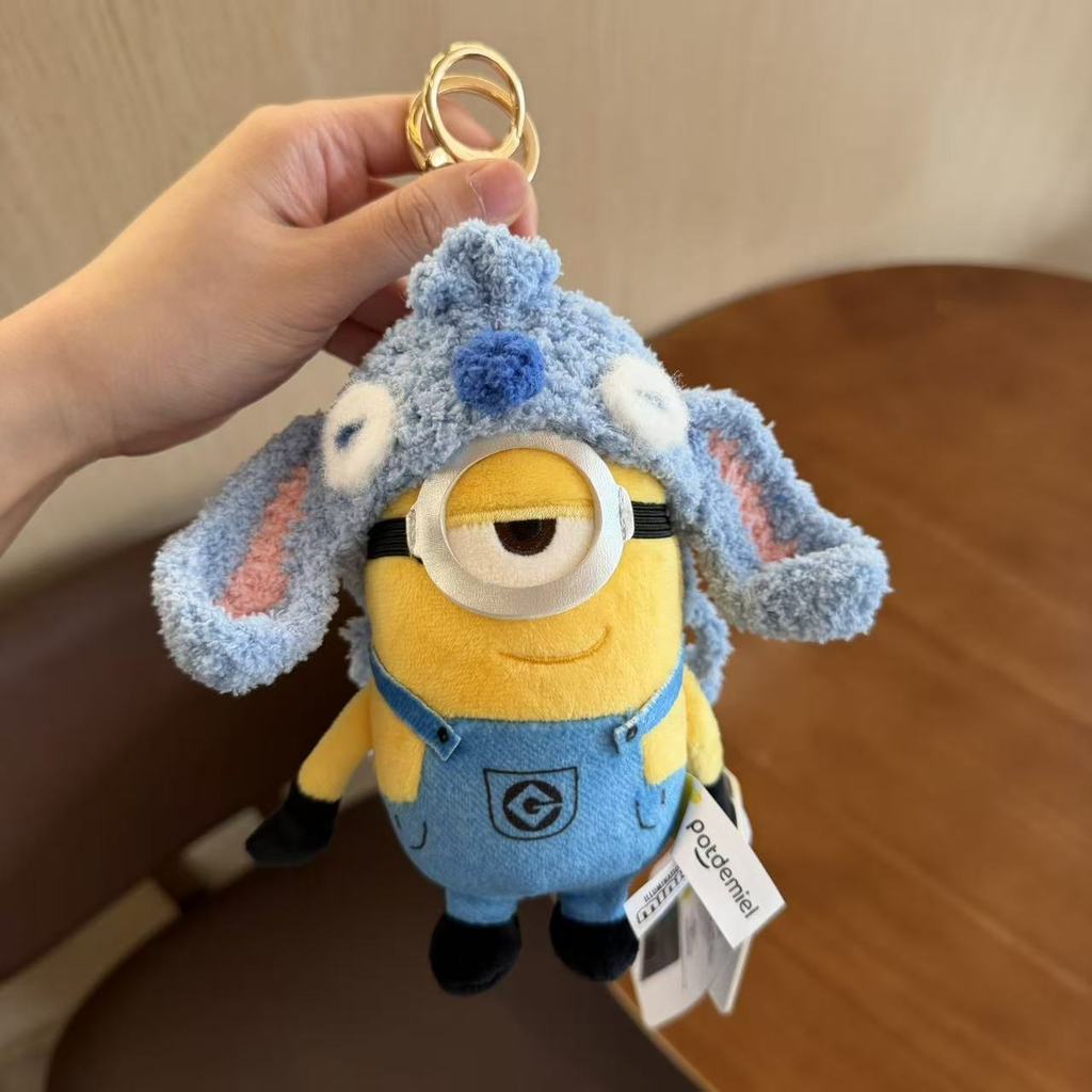 Minions And Monsters Plush Keychain Toy With Cartoon Style For Kids And Collectors