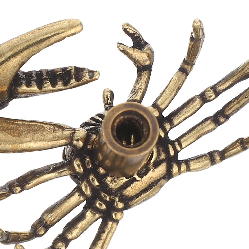 2Pcs Creative Brass Crab Cabinet Handles Nautical Themed Decorative Drawer Pulls for Kitchen Wardrobe Dresser Hardware Coastal