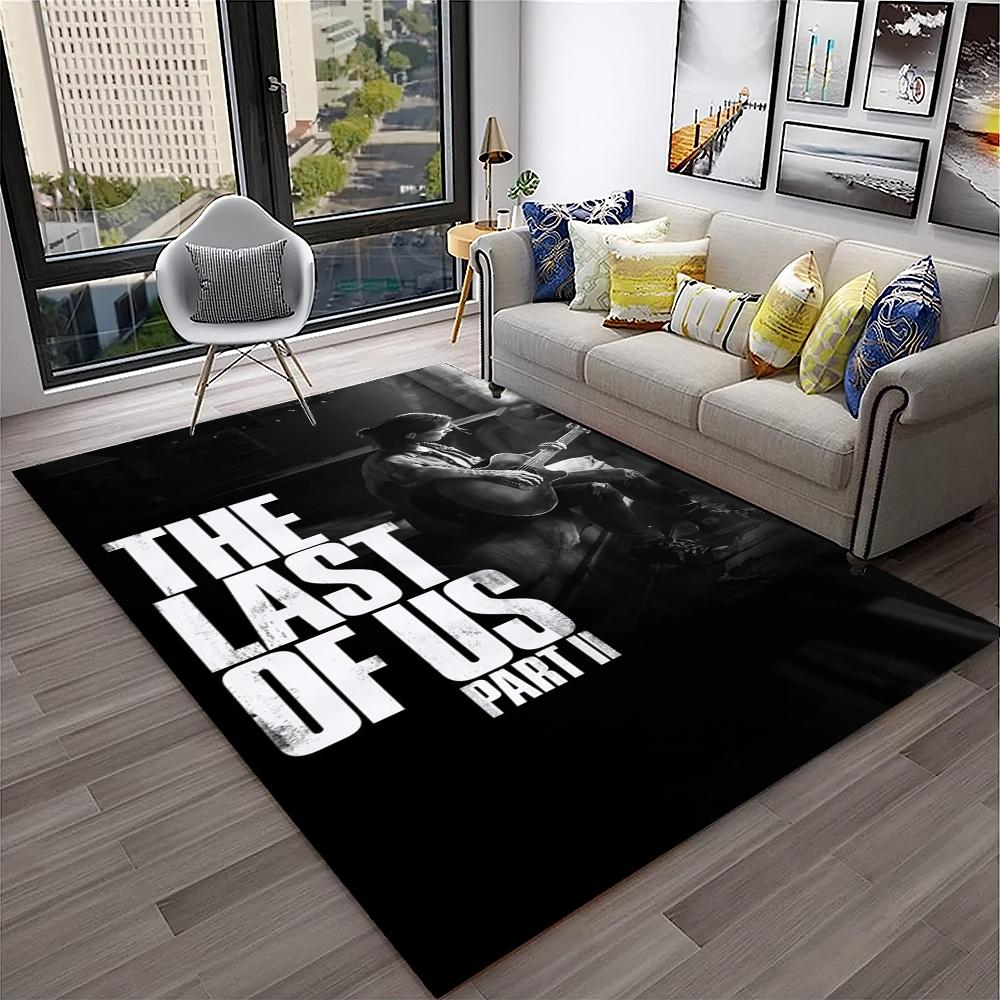 Pedro The Last of Us Horror TV Spiel Teppich Teppich für Zuhause Wohnzimmer Schlafzimmer Sofa Fußmatte Dekor, Kinderteppich Rutschfeste Bodenmatte