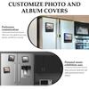 DIY Photo Personalized Music Fridge Magnet Acrylic Music Fridge Stickers Plaque Magnet Player Home Decoration Christmas Gifts