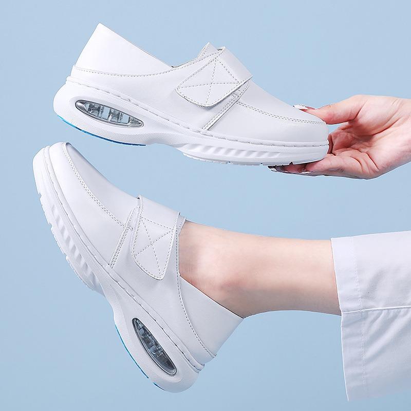 Nurse Shoes Soft-soled Breathable Shoes Air-cushioned Shoes Wedge Heels Thick-soled Anti-slip Shoes