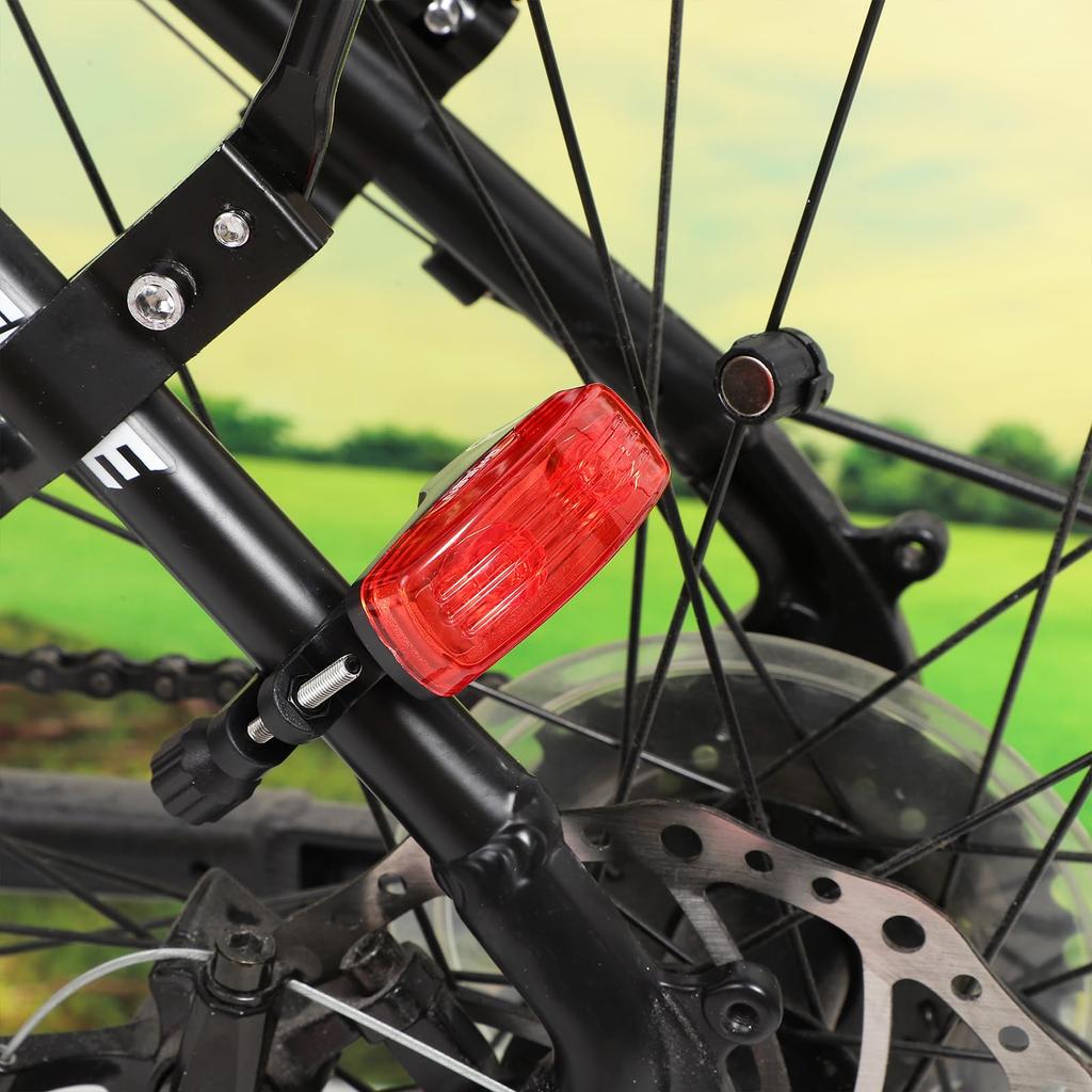 LIOOBO Luz Trasera de Bicicleta Automática con Energía Magnética Sin Batería ni Carga Ángulo Altamente Ajustable Se Puede Montar a la Izquierda o a la Derecha Luz, Iluminación,