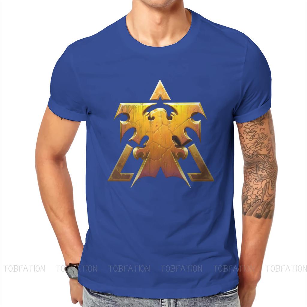 Starcraft Spiel Terran Logo T-Shirt Klassisch Grunge Hohe Qualität T-Shirt Locker Rundhals Herren Kleidung