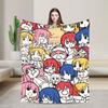 Bocchi the Rock Plush Blanket Girls Boys  Flannel Bedding Throws For Couch Chair Warm Soft Custom Quality Bedspread Gift