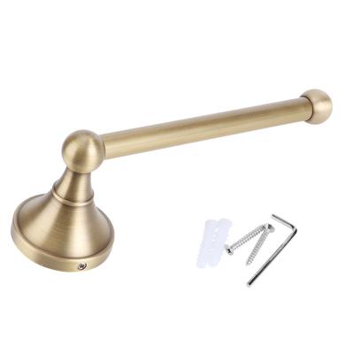 Retro Messing Edelstahl Wandmontage Toilette Badezimmer Toilettenpapierrollenhalter Stange