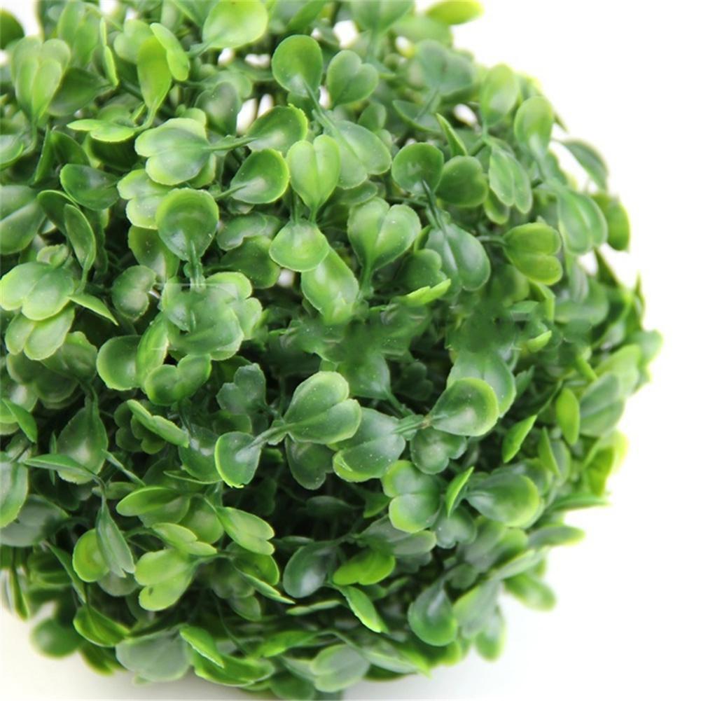 Artificial Plant Topiary Balls Wedding Home Garden Decor Green Plastic Plant Grass Balls