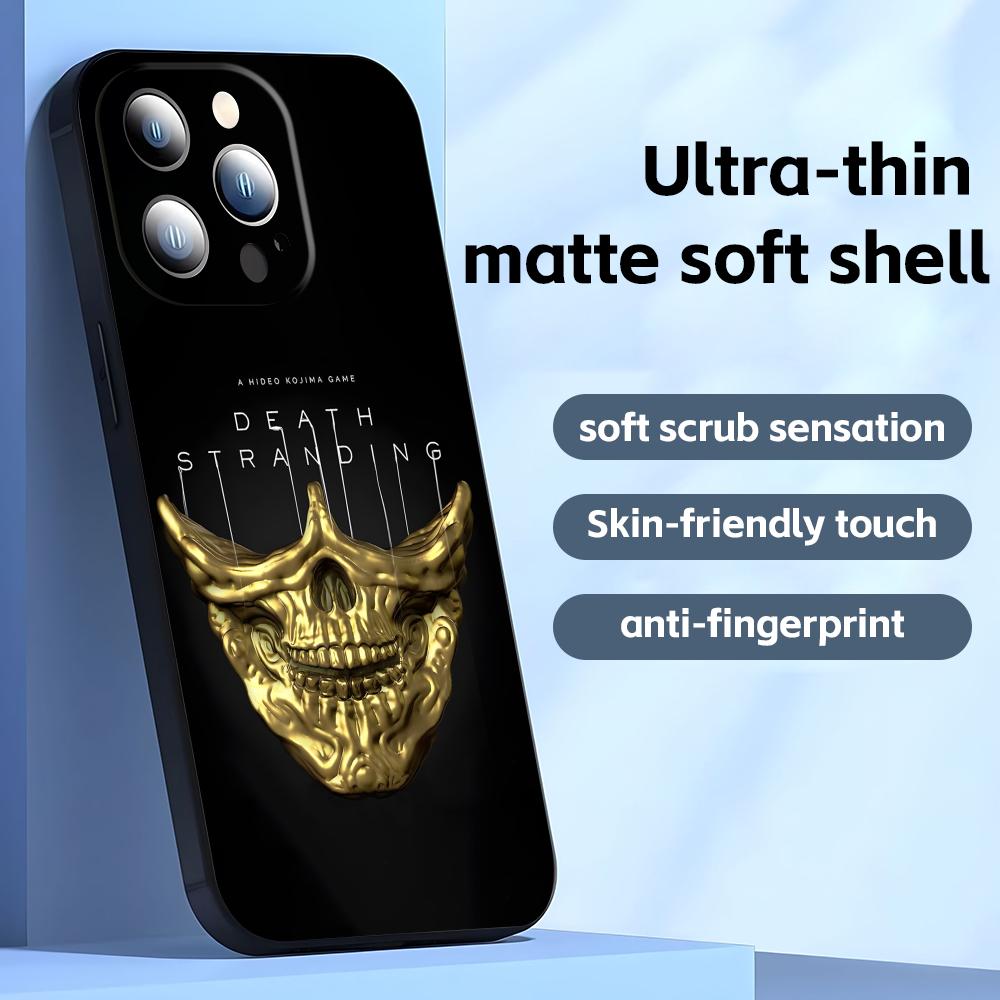HOT GAME Death Stranding   Phone Case For iPhone17 16 16e 15 14 13 12 11 Plus Mini Pro Max Soft black Shockproof Cover