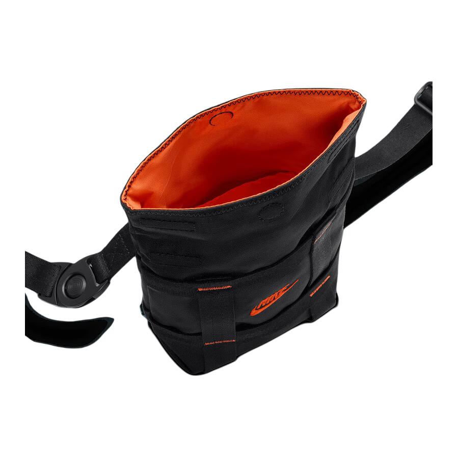 Nike Casual Versatile Fabric Shoulder Crossbody Bag Unisex Bags Black HF8106010