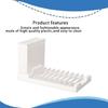 Versatile Use Dish Drying Storage Rack Kitchen Supplies with Protective Skid Feet Large Capacity for Most Kitchens