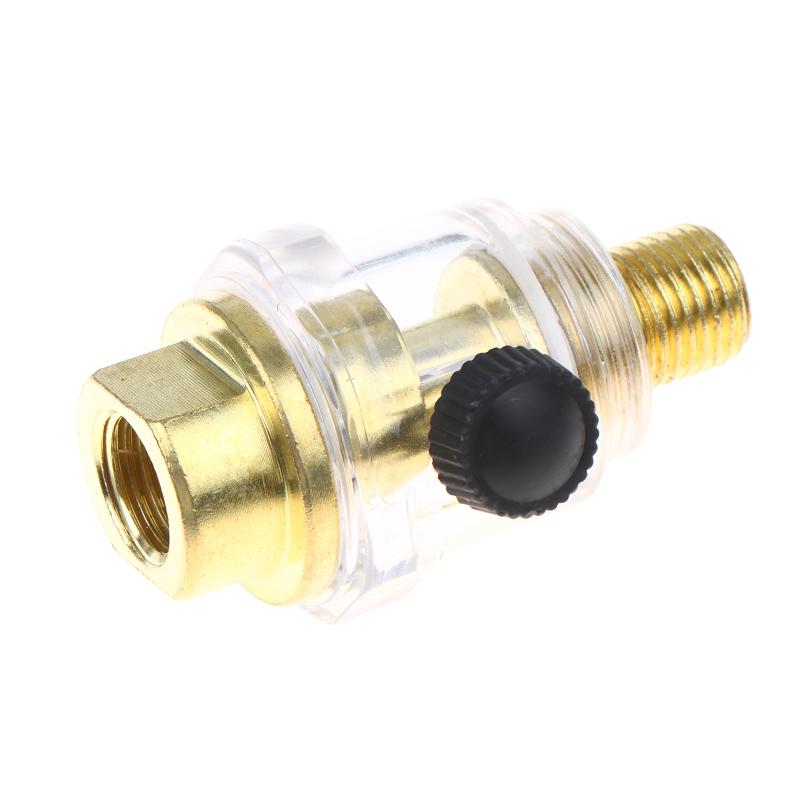 1/4" NPT Mini-Inline-Öler Schmierer für Pneumatikwerkzeug Schmierer Öler Luftkompressoren Rohrreparatur Automatische Schmierung