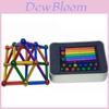 Magnetic Building Blocks Set With Iron Box For Kids Stem Learning And Creative Play