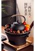Handmade Uncoated Cast Iron Japanese Tea Pot - Retro Style Hearth Kettle for Brewing and Boiling Water