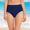 Women's High Waisted Bikini Bottom Full Coverage Tankini Swim Bottoms High Cut Tummy Control Bathing Suit Bottom