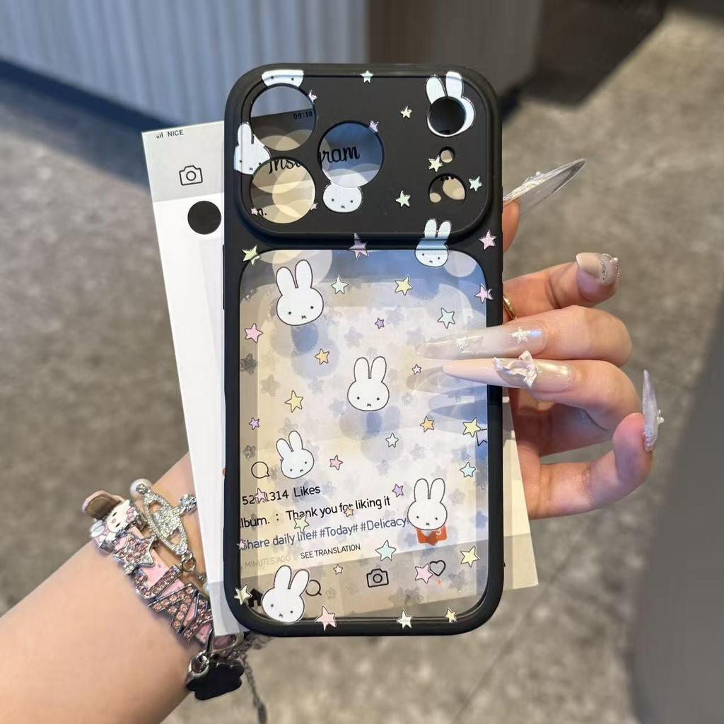 Korean full screen Miffy is suitable for Apple iPhone11Pro mobile phone case 11/11 large window 11 skin feel 11 cute