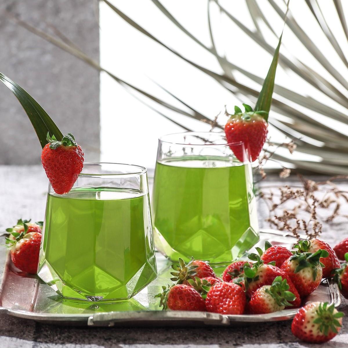 

6 Piece Soft Drink Glass Cocktail Glass Beverage Large Size Glass 400 cc Height 100 mm Standart белый