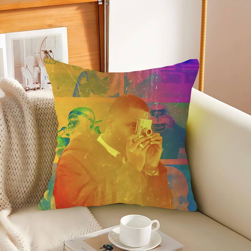 Singer Frank Ocean B-Blonde Pillow Case Throw Pillow Chair Seat Cushion Nap Pillows Cushion Seat Soft Pad Pillow Sofa Cushion