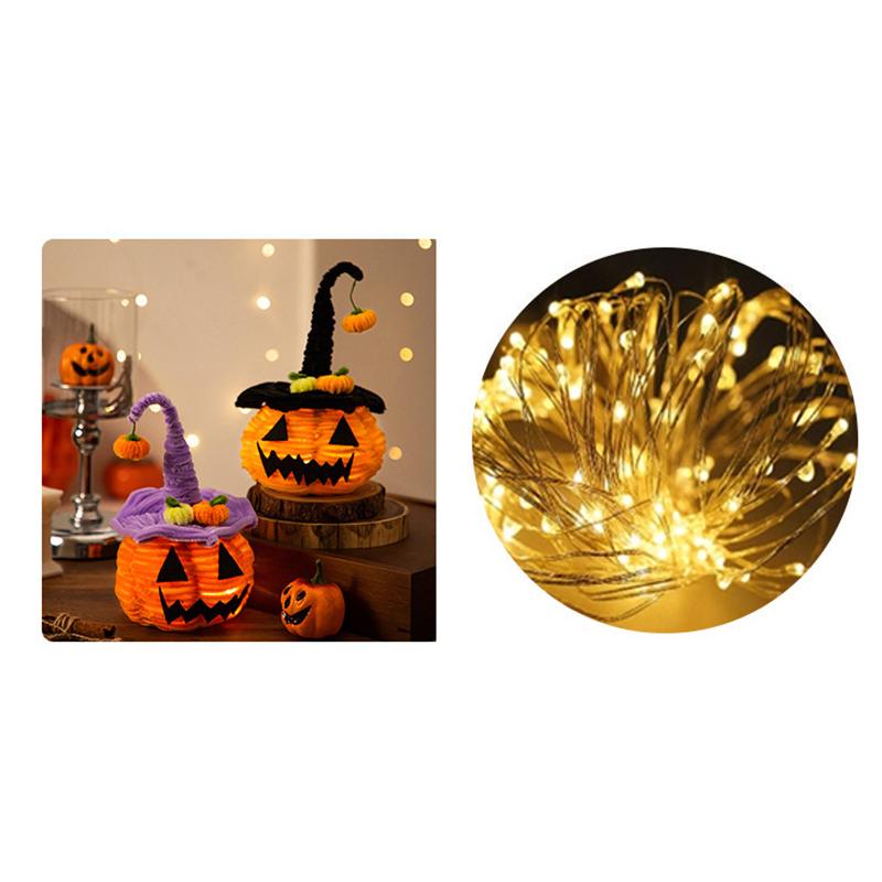 Halloween Pumpkin Led Lamp Lantern Decoration Jack-O Lantern Ghost Face Pumpkin Light Garden Outdoor Indoor Party Home Decor