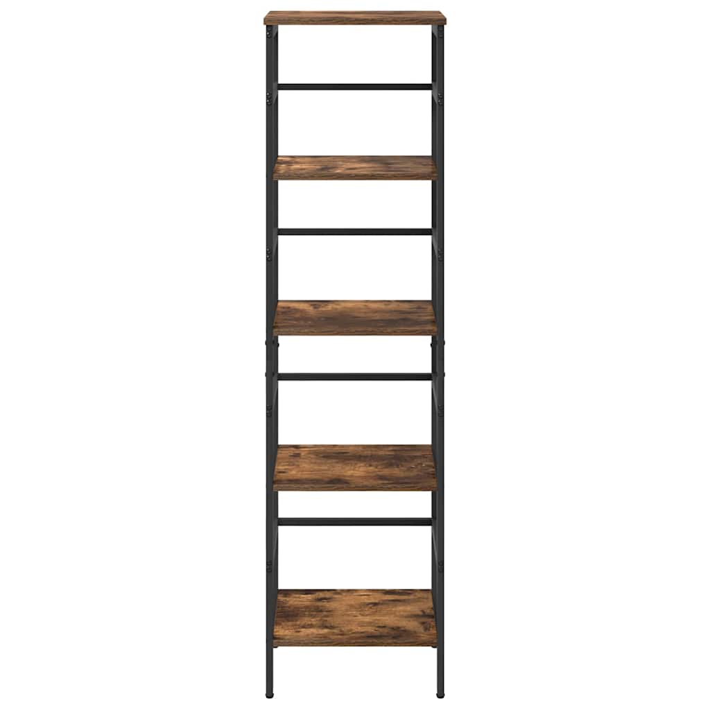 Bookshelf Smoked Oak 40 x 29.5 x 149 cm Particleboard