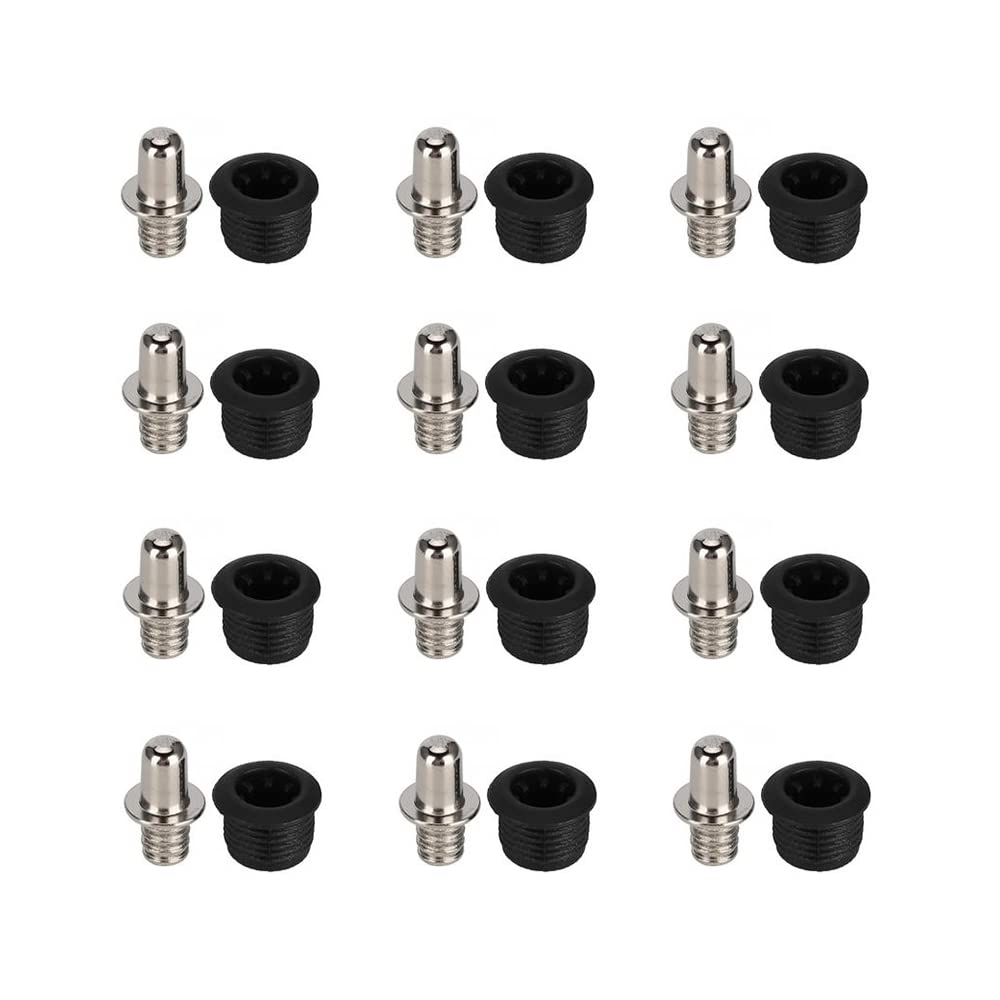 

Flushbay Speaker Mini Peg Guide Press Fit 6mm 12 Pairs Kit, 25.5mm, Diameter, Black, (029)
