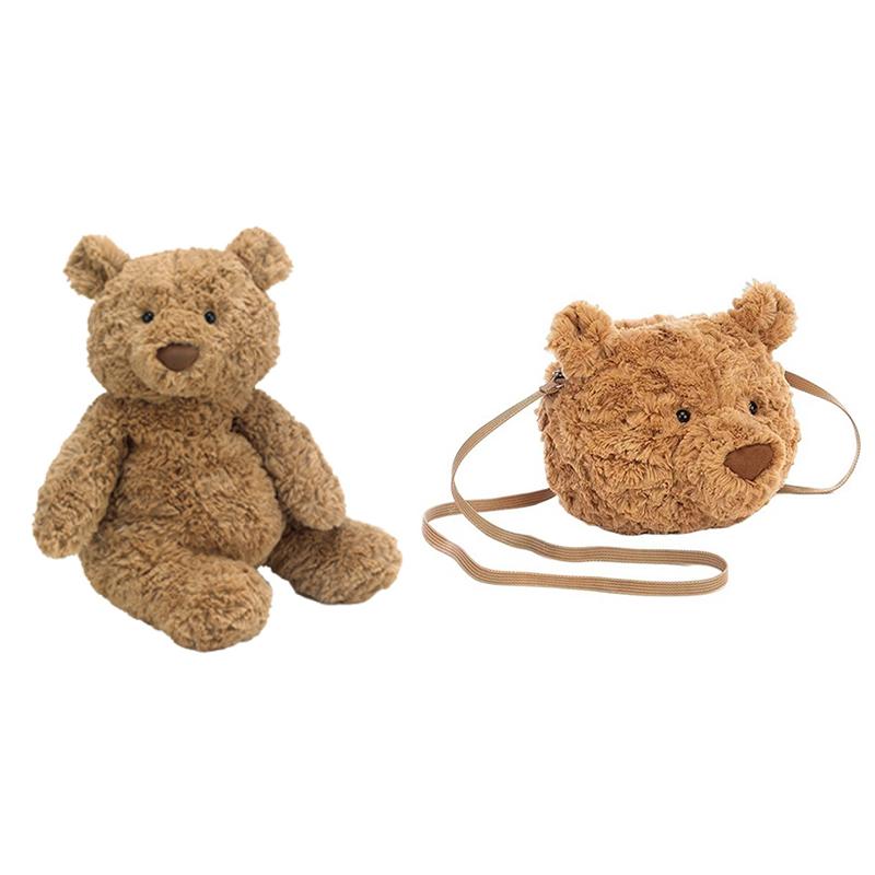 

JELLYCAT Barcelo Bear Set Companion Doll Plush Figure 16cm Height Box Not Included коричневый
