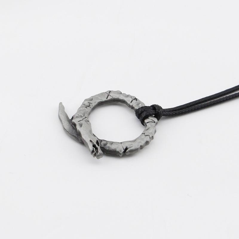 High Quality Game  Necklaces Kratos Symbol Amulet Alloy Metal Pendants Choker for Women Men Cosplay Jewelry Gifts