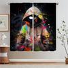 Nightmare Modern Living Room Curtains Livingroom Window Sheer Curtains for Camera Customs Free Shipping Products Blackout Curls