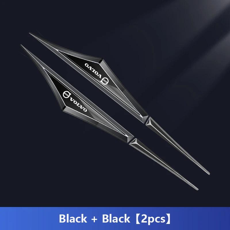 AAKA1 2 Stück Metall Volvo Logo Auto Kotflügel Seitenflügel Emblem Abzeichen Aufkleber Für VOLVO XC60 XC90 S60 S90 XC40 V90 S40 V40 XC70 C30 C70 S80