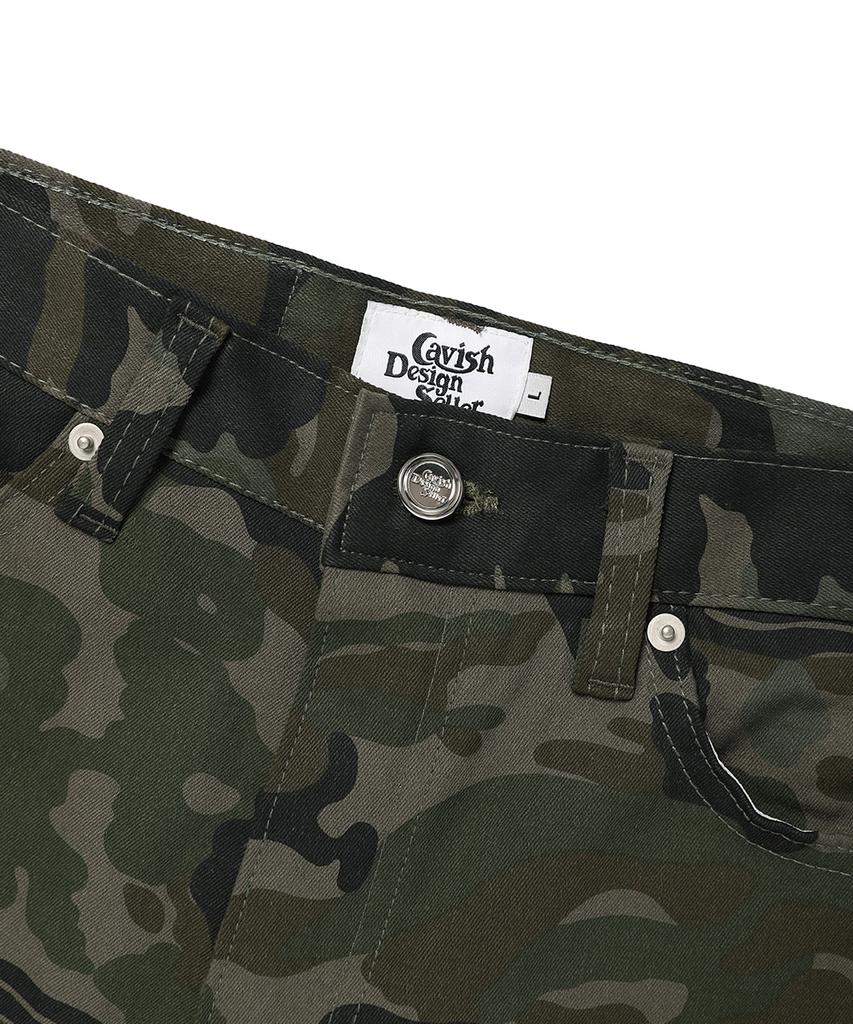CAVISH W Woodland Biker Shorts Camo(Cv2Dmupa14A)