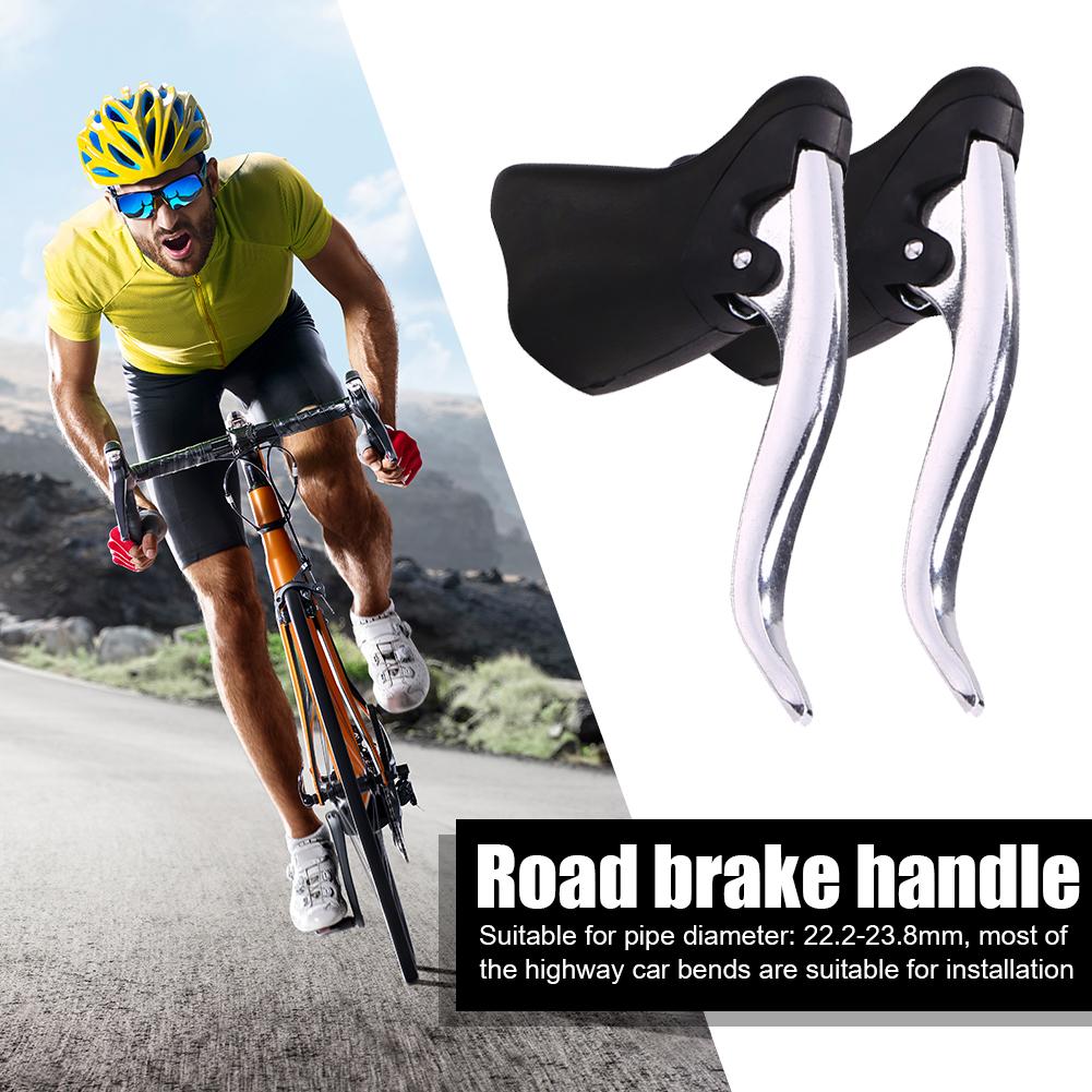 Bike Cycling Brake Levers Aluminium Alloy Bicycle Brake Lever Road Bike Brake Lever Fit for 22.2-23.8mm Bicycle Handlebar