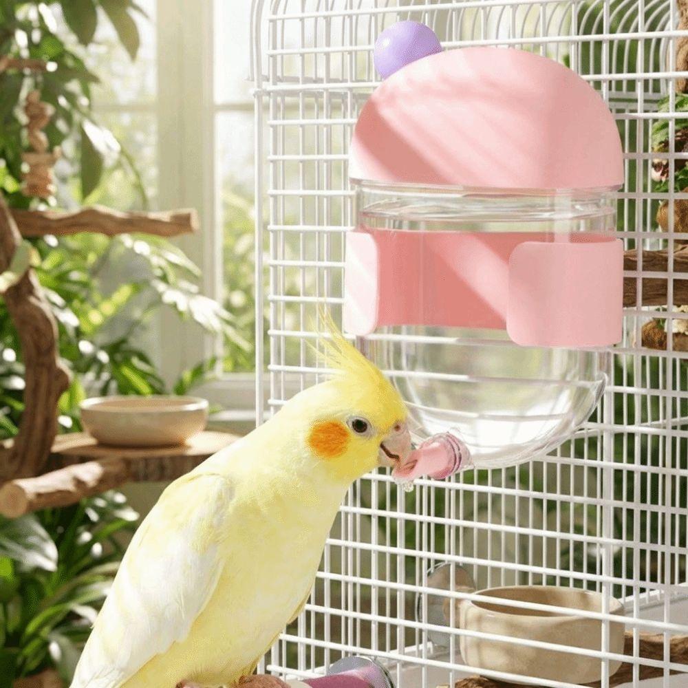 Large Capacity Parrot Water Dispenser Leak-proof Bird Drinking Cup  for Bird Cage
