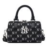 New York Yankees Artificial Leather Boston Bag , Shoulder Bag , Crossbody Bag , Handbag Regular Unisex Black (Unisex) Handbags