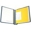 KOKUYO File Binder Cloth Pasted B5 Vertical with Metal Border 26 Holes Holds 200 Sheets Blue Ha-120BZ