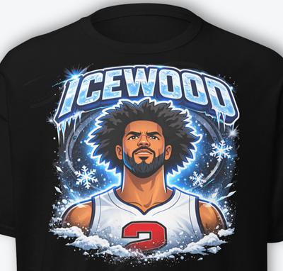 Cade Cunningham Icewood Shirt Pistons Basketball Tee Detroit Fan Playoff Shirt Unisex T-Shirt