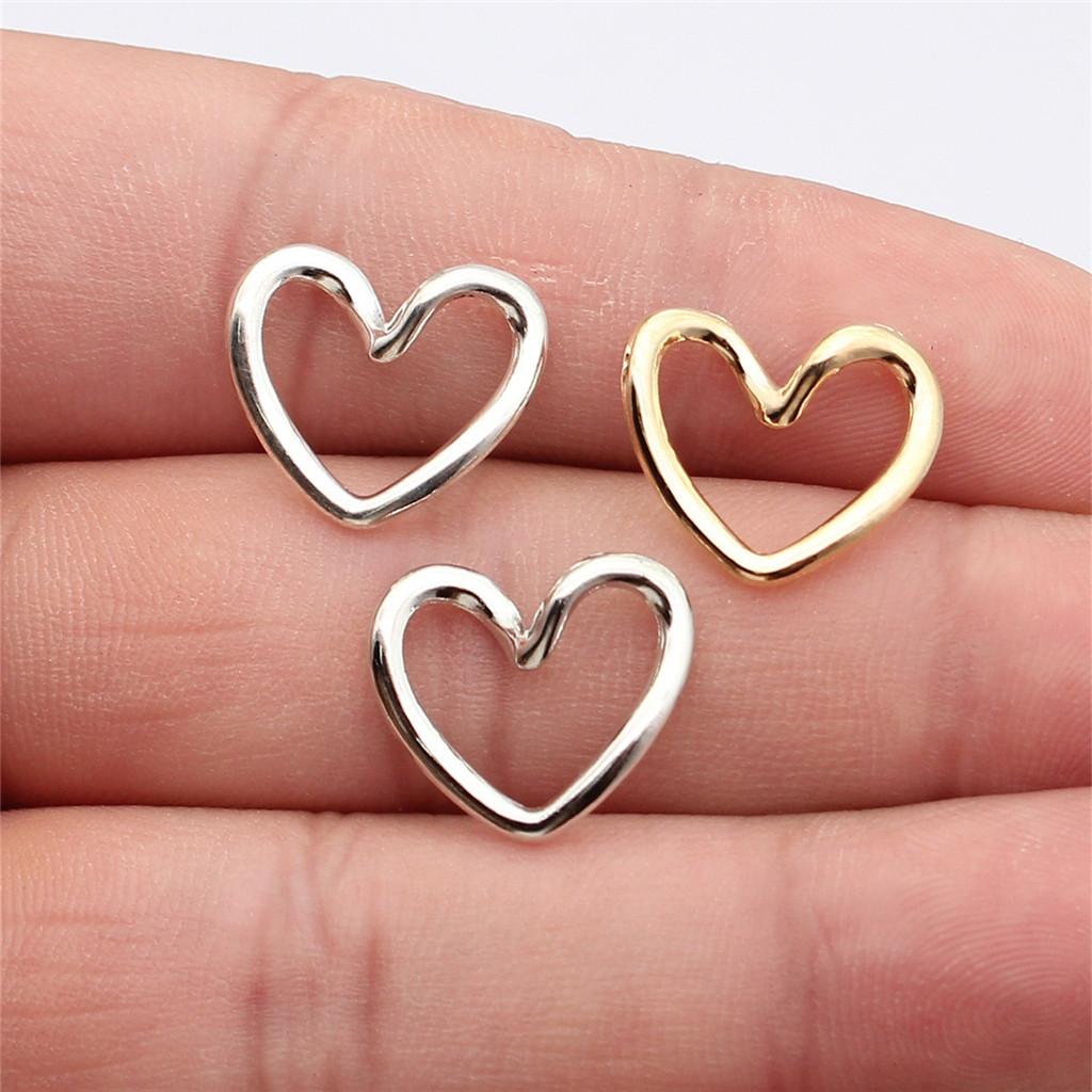 Heart Connectors Love Symbol Antique Bronze Zinc Alloy Jewelry Making DIY Jewelry Making Style Pendant Connectors
