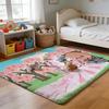 Floor Mat Soft Flannel Rug Non Slip Absorbent Mat for Bathroom Bedroom Home Decor Kwai Anime Yier B Bubu