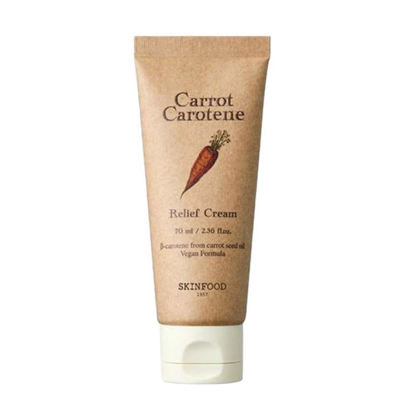 

SKINFOOD Carrot Carotene Relief Cream Soothing & Barrier Strengthening Moisturizer 70ml