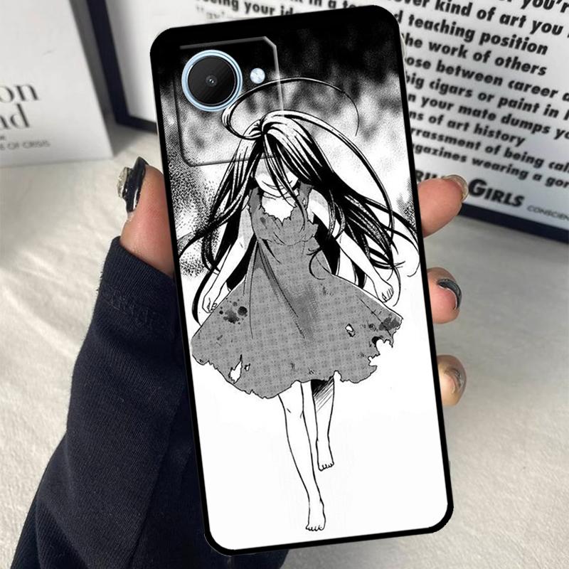 Horror Manga Style For Realme GT7 Pro GT6 C67 C65 C63 C61 C55 C53 C51 C71 C75 10 11 12 13 14 15 Pro Plus Case