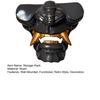 Samurai Cutter Holder Wall Mounted Cutter Stand Retro Decorative Japanese Cutter Holder for Samurai Culture Enthusiasts Home Office