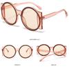 UV400 Round Sunglasses Oversized Gradient Sun Glasses Trendy Y2K Eyewear  for Women & Men