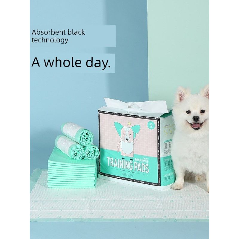 

Puppy Induced Urine Pad Dog Thickened Clean Water Absorption Insulation Cat Use Toilet Baby Diapers Pet Supplies Once Medium Diaphragram-No Net [In Stock Quick]]