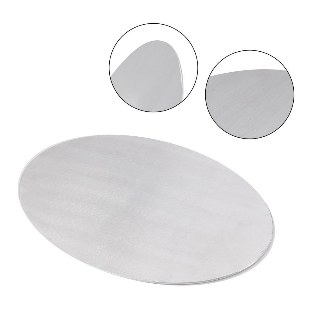 Ovales, leeres Nummernschild aus Aluminiumlegierung, DIY, universell passend für Motorräder