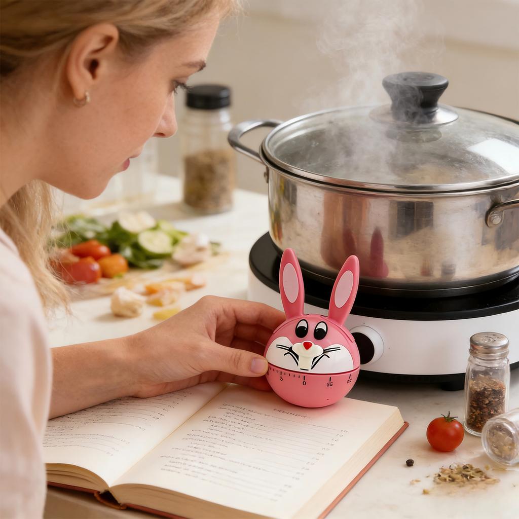 Wind-up Timer Creative Small Round Ornament Time Management Reminder