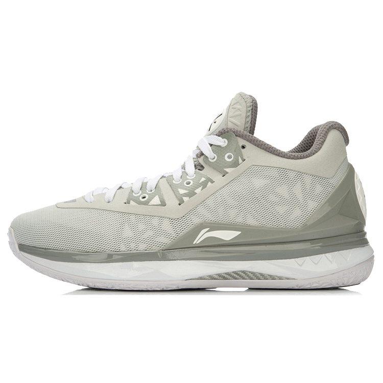 Li Ning WOW 4 Way Of Wade 4 Mid Top Basketball Shoes Unisex Gray White ABAL037-19